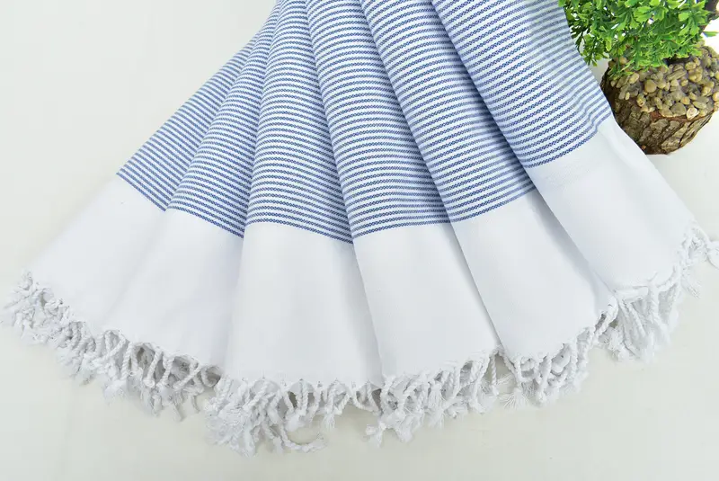 Monogram Hand Towel, Turkish Towel Hand Towel, Small Bath Towels, 40x18 Cotton Striped Towel, Gift For Wedding Day, Personalized Gift For Her - 4