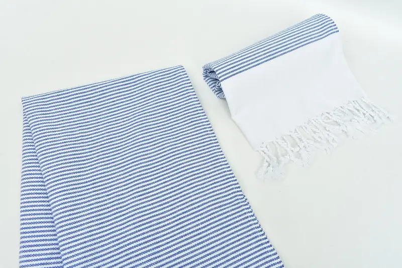 Monogram Hand Towel, Turkish Towel Hand Towel, Small Bath Towels, 40x18 Cotton Striped Towel, Gift For Wedding Day, Personalized Gift For Her - 7