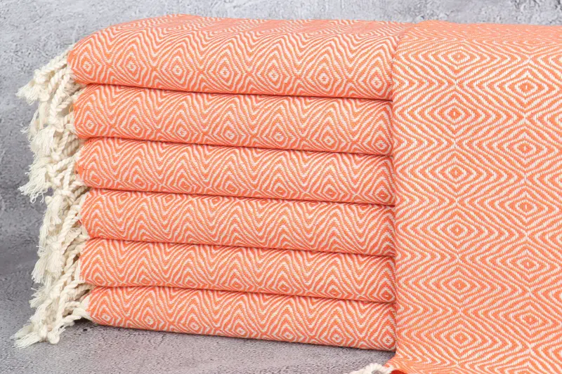 Boyfriend Gift, 36x18 Cotton Zigzag Diamond Towel, Personalized Gifts, Monogram Hand Towel, Valentines Gift, Personalized Dish Towel, Handmade Gift - 1