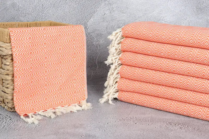 Boyfriend Gift, 36x18 Cotton Zigzag Diamond Towel, Personalized Gifts, Monogram Hand Towel, Valentines Gift, Personalized Dish Towel, Handmade Gift - 3