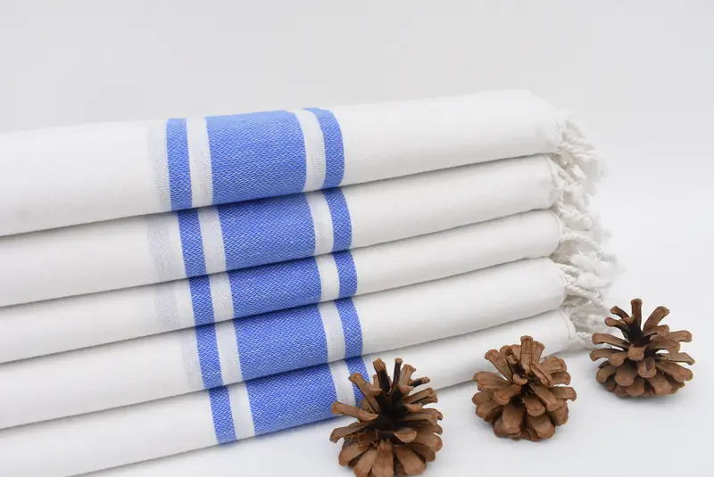 Bridesmaid Gift Towel, Employee Gifts, 70x40 Cotton Striped Towel, Custom Wedding Gift, Luxury Turkish beach towel with fringe, Large Turkish Towel - 2
