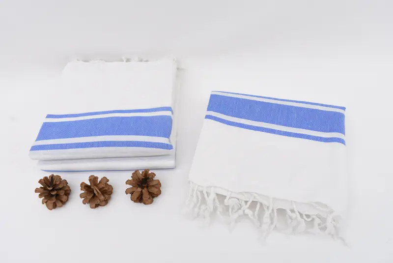 Bridesmaid Gift Towel, Employee Gifts, 70x40 Cotton Striped Towel, Custom Wedding Gift, Luxury Turkish beach towel with fringe, Large Turkish Towel - 7
