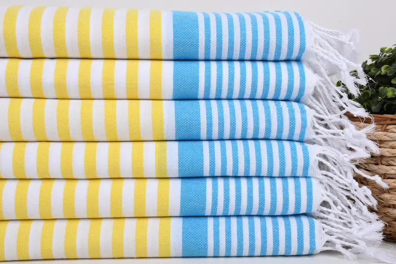 Bachelorette Favor, Bulk Order Towel, Personalized Dish Towel, 40x24 Cotton Striped Towel, Monogram Hand Towel, Organic Towel, Personalized Gift - 2
