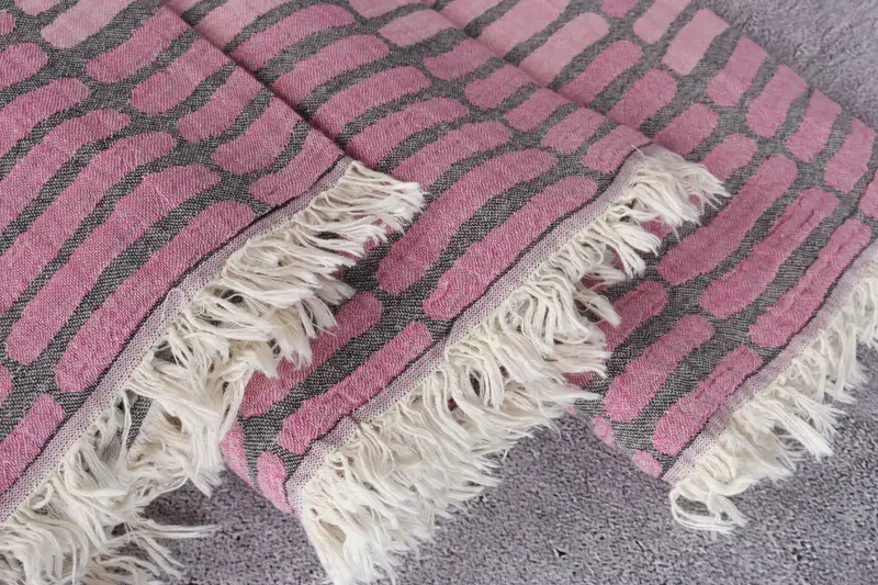 70x40 Cotton Asymmetric Design Towel, Handwoven Turkish bath towel, Bachelor Gift, Personalized Towel, Turkish hand towel, Custom Wedding Gifts - 6