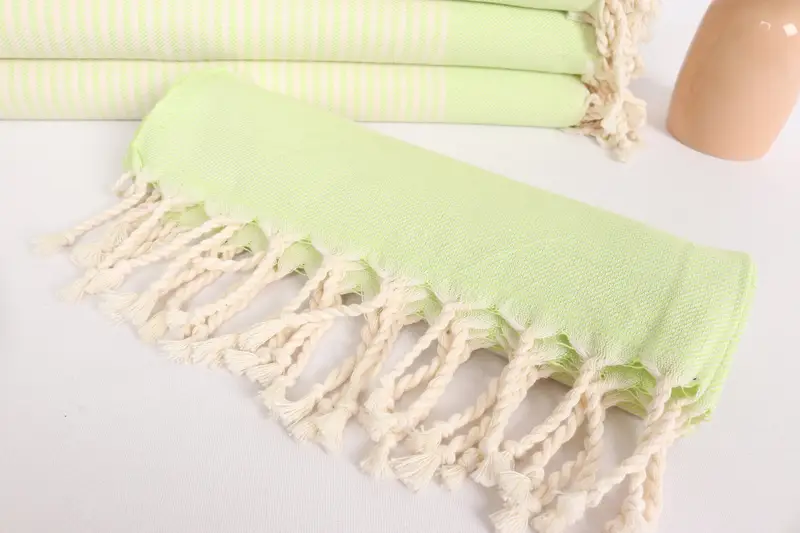Decorative Towel, Wedding For Favor, Custom Hand Towel, Beach Wedding Favor, 40x24 Cotton Striped Towel, Kitchen Towel, Monogrammed Hand Towel - 4