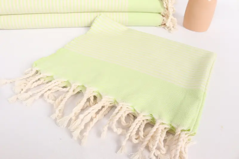 Decorative Towel, Wedding For Favor, Custom Hand Towel, Beach Wedding Favor, 40x24 Cotton Striped Towel, Kitchen Towel, Monogrammed Hand Towel - 5