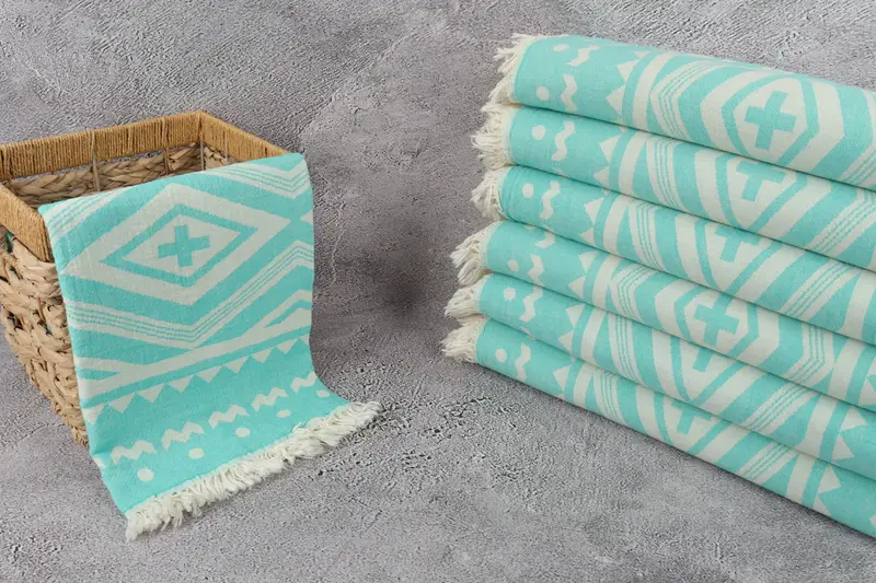 Wedding Gift For Bride, Monogram Turkish Towel, 70x36 Cotton Plus Design Towel, Guest Towel, Quick-dry towel, Bachelor Towel, Custom Wedding Gift - 4