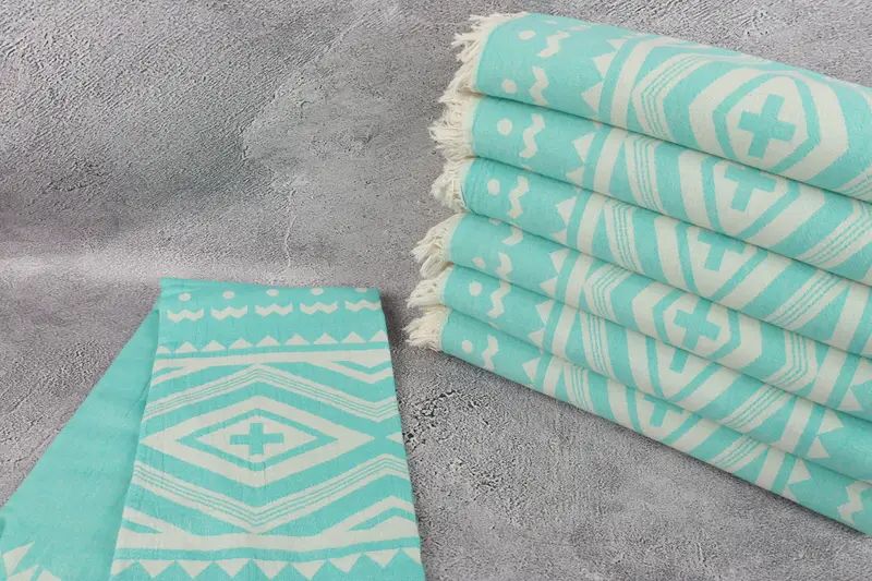 Wedding Gift For Bride, Monogram Turkish Towel, 70x36 Cotton Plus Design Towel, Guest Towel, Quick-dry towel, Bachelor Towel, Custom Wedding Gift - 3
