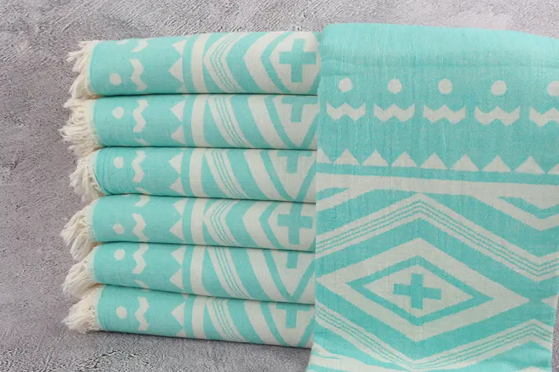 Wedding Gift For Bride, Monogram Turkish Towel, 70x36 Cotton Plus Design Towel, Guest Towel, Quick-dry towel, Bachelor Towel, Custom Wedding Gift - 2