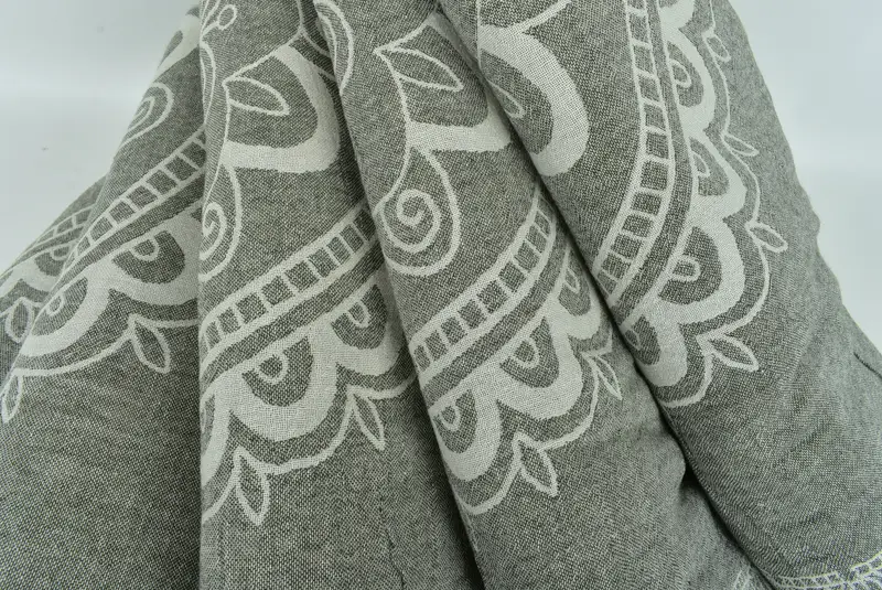 Turkish Beach Blanket, Quenn Bedspread, 88x80 Cotton Kilim Design Towel, Halloween Blanket, Turkish Blanket, Custom Wedding Gifts, Wedding Favors - 6