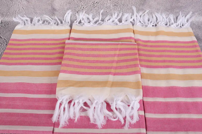 68x40 Cotton Striped Towel, Personalized Gift, Fouta towel, Beach Towel Monogram, Bridesmaid Proposal Gift, Spa Gift Towel, Custom Wedding Gift - 4