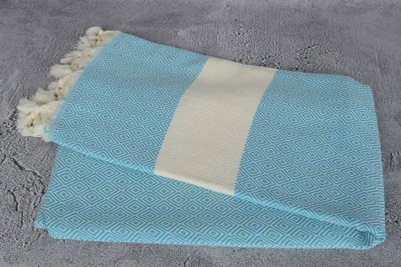 70x40 Cotton Diamond Towel, Lightweight towel, Personalized Beach Towel, Best Friend Christmas Gift, Gift For Her, Spa Towel, Bachelor Party Favors - 6