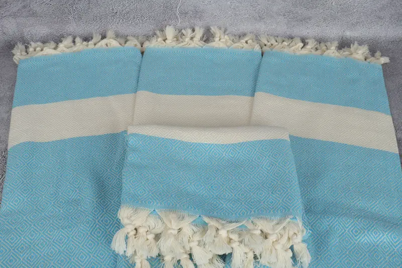 70x40 Cotton Diamond Towel, Lightweight towel, Personalized Beach Towel, Best Friend Christmas Gift, Gift For Her, Spa Towel, Bachelor Party Favors - 4