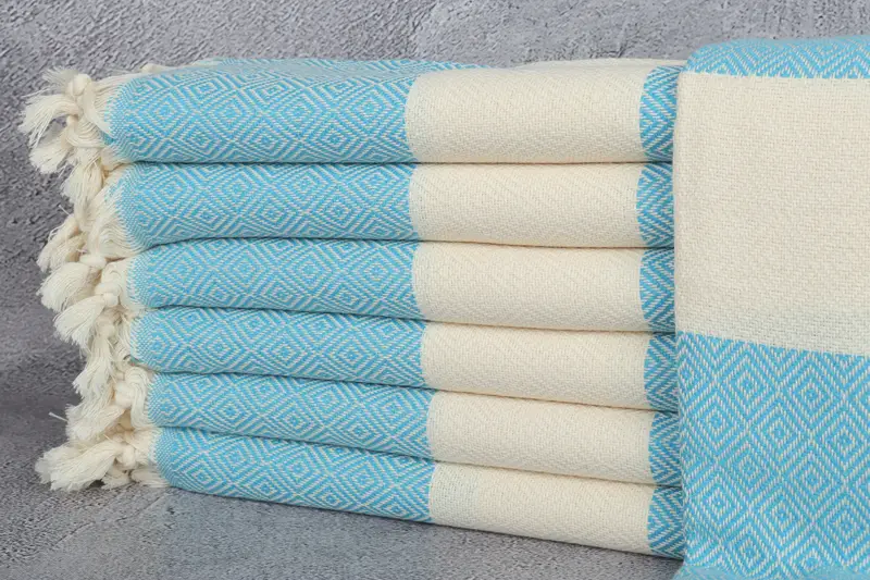 70x40 Cotton Diamond Towel, Lightweight towel, Personalized Beach Towel, Best Friend Christmas Gift, Gift For Her, Spa Towel, Bachelor Party Favors - 1