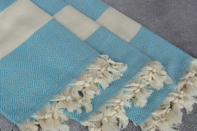 70x40 Cotton Diamond Towel, Lightweight towel, Personalized Beach Towel, Best Friend Christmas Gift, Gift For Her, Spa Towel, Bachelor Party Favors - 5