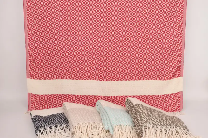 Bachelorette Party Favors Beach, Large Turkish Towel, Girls Weekend Favors, Turkish beach towel, Custom Wedding Gift, 70x40 Cotton Geometric Towel - 8