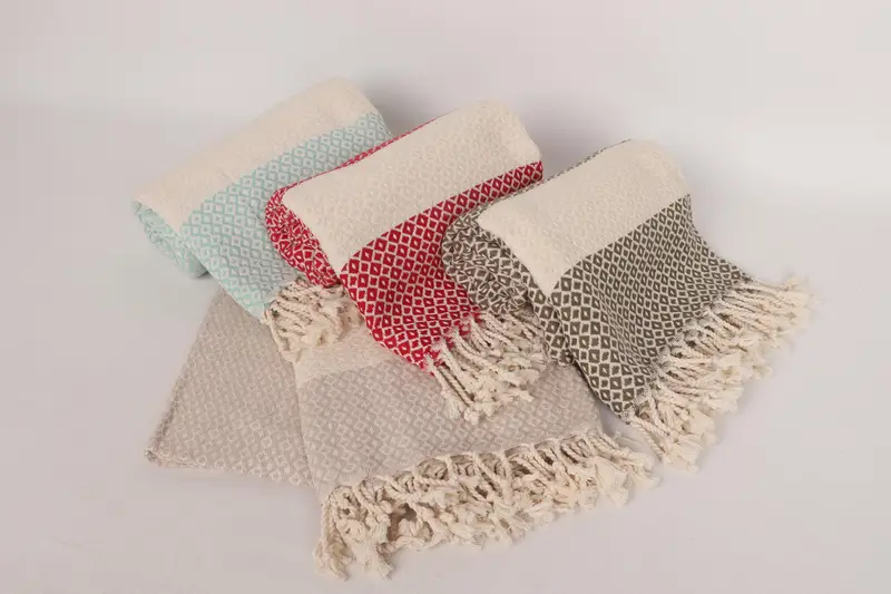 Bachelorette Party Favors Beach, Large Turkish Towel, Girls Weekend Favors, Turkish beach towel, Custom Wedding Gift, 70x40 Cotton Geometric Towel - 5
