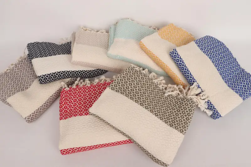 Bachelorette Party Favors Beach, Large Turkish Towel, Girls Weekend Favors, Turkish beach towel, Custom Wedding Gift, 70x40 Cotton Geometric Towel - 3