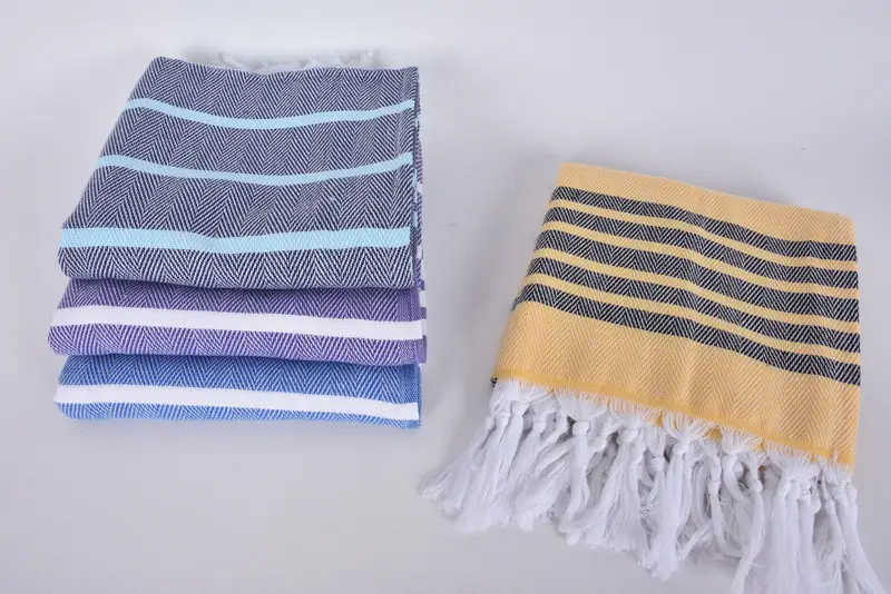Monogram Hand Towel, Home Decor Gifts, Personalized Gift, Gift Towel, 40x20 Cotton Zig zag Towel, Wedding Gift, Embroidery Towel, Travel Towel - 7