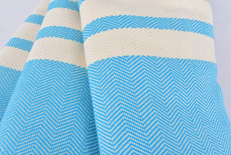 96x80 Cotton Herringbone Towel, Gift Boxes, Personalized Blanket, Bachelorette Gifts, Extra Large Tablecloth, Housewarming Gift, Beach Wedding Favor - 5