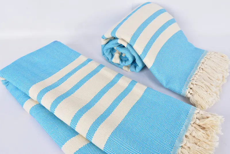 96x80 Cotton Herringbone Towel, Gift Boxes, Personalized Blanket, Bachelorette Gifts, Extra Large Tablecloth, Housewarming Gift, Beach Wedding Favor - 7