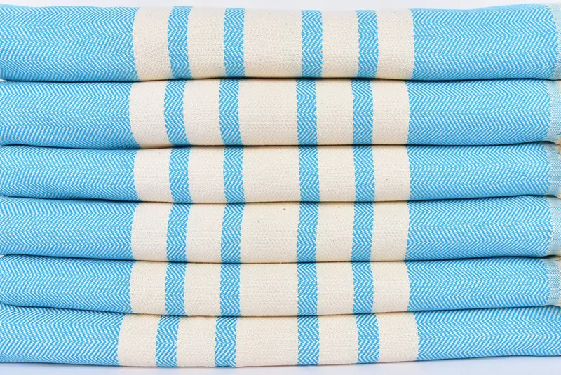 96x80 Cotton Herringbone Towel, Gift Boxes, Personalized Blanket, Bachelorette Gifts, Extra Large Tablecloth, Housewarming Gift, Beach Wedding Favor - 2