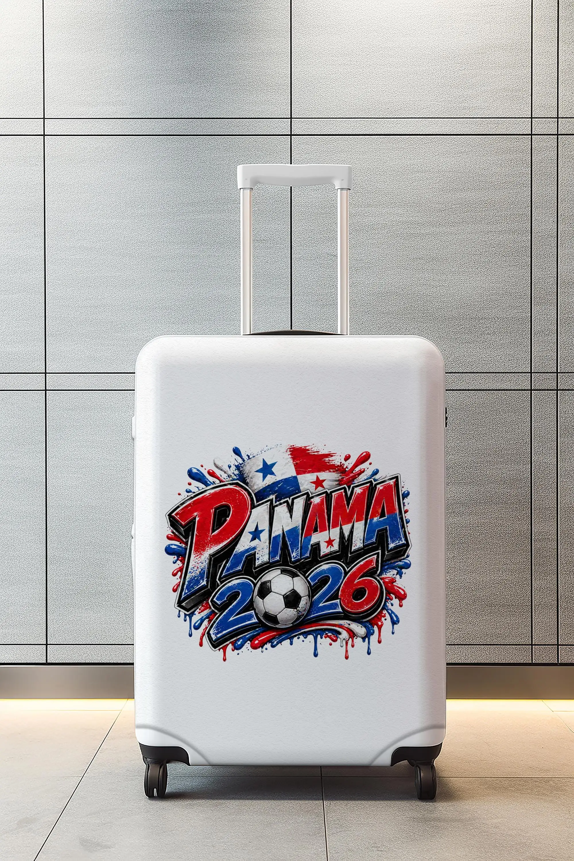 Panama-Fußball-Gepäckhülle, 2026-Fan-Kofferschutz, Sport-Reisehülle, individueller Fußball - 1