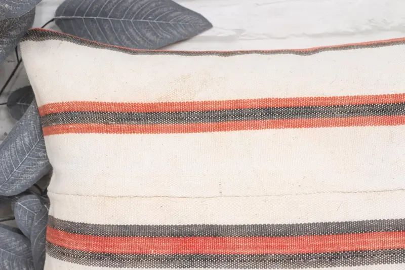 Handmade Kilim Cushion, 16x24 Beige Pillow Sham, Decorative Pillow Sham, Pillow Sham, Kilim Pillow, Couch Pillow, Vintage Pillow - 2