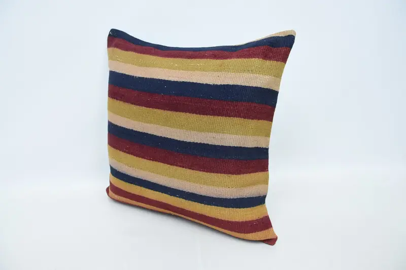 Kilim Pillow, 24x24 Red Pillow Case, Outdoor Pillow Cover, Pillow Cover, Turkish Pillow, Outdoor Throw Pillow Case, Custom Pillow, Pillow for Couch - 4