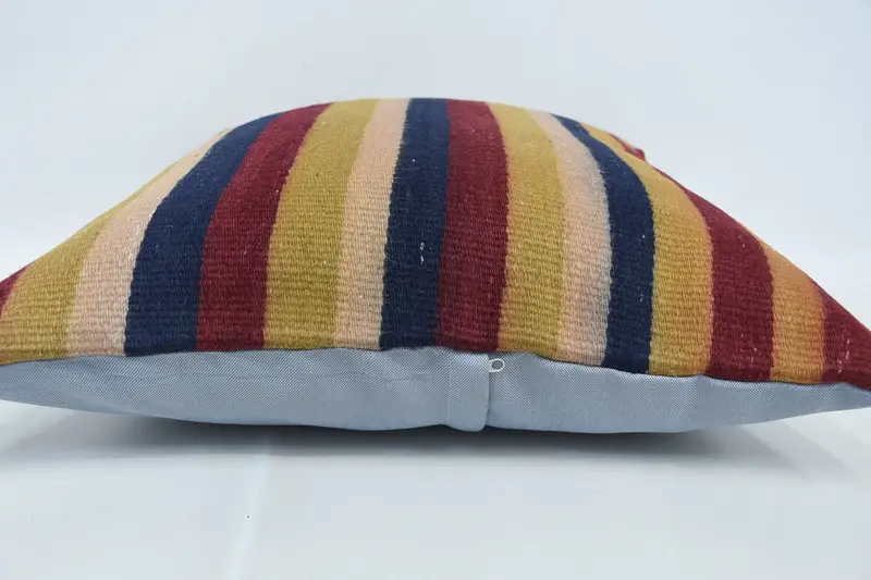 Kilim Pillow, 24x24 Red Pillow Case, Outdoor Pillow Cover, Pillow Cover, Turkish Pillow, Outdoor Throw Pillow Case, Custom Pillow, Pillow for Couch - 5