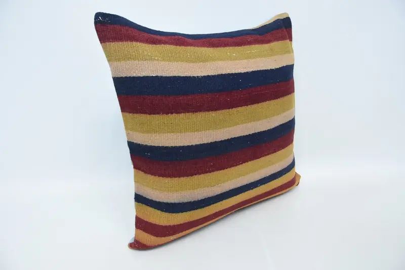 Kilim Pillow, 24x24 Red Pillow Case, Outdoor Pillow Cover, Pillow Cover, Turkish Pillow, Outdoor Throw Pillow Case, Custom Pillow, Pillow for Couch - 3