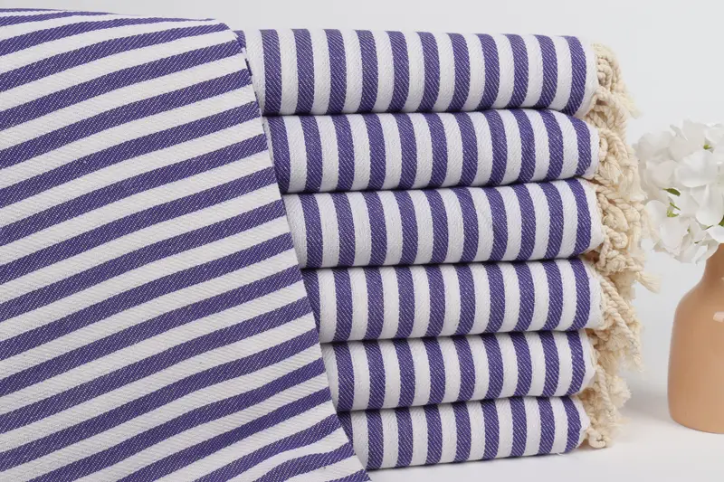 70x40 Cotton Striped Towel, Christmas Favors, Turkish Towel Beach, Bridesmaid Gift Towel, Monogram Towels, Travel towel, Personalized Towel Gift - 1