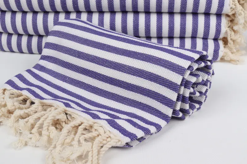 70x40 Cotton Striped Towel, Christmas Favors, Turkish Towel Beach, Bridesmaid Gift Towel, Monogram Towels, Travel towel, Personalized Towel Gift - 4