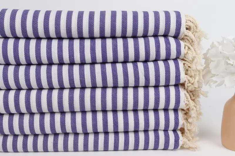 70x40 Cotton Striped Towel, Christmas Favors, Turkish Towel Beach, Bridesmaid Gift Towel, Monogram Towels, Travel towel, Personalized Towel Gift - 3