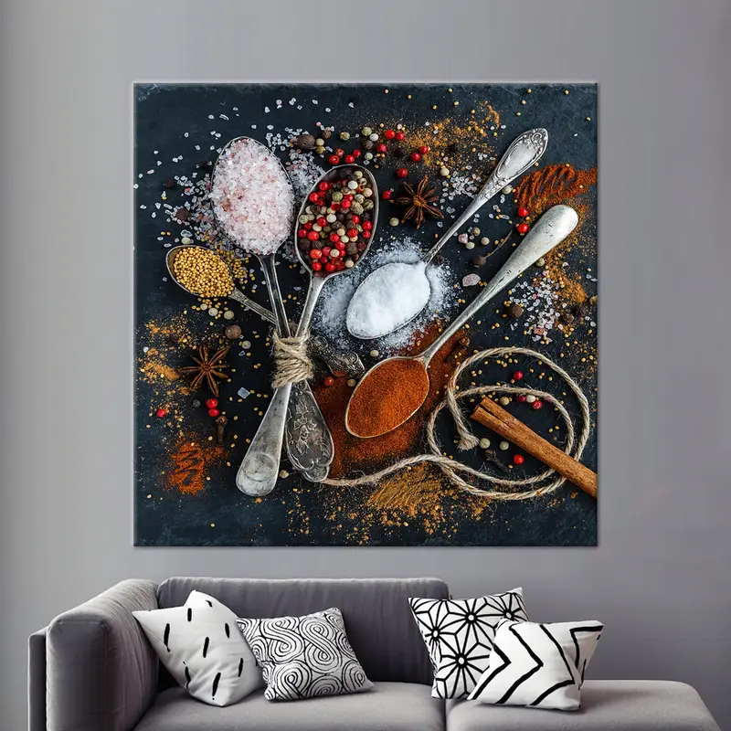 トレンディなスパイス ダイニング ルーム キャンバス: お母さんへのパーソナライズされたギフト