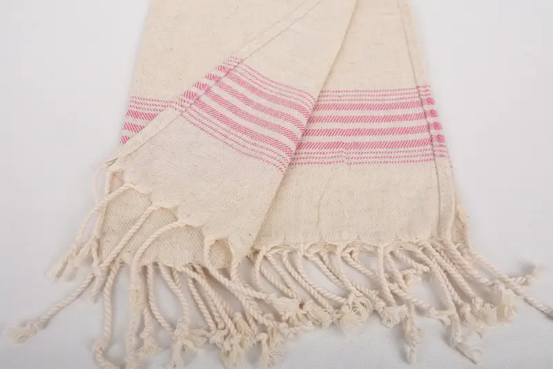 Monogram Kitchen Towel, Personalized Kitchen Towel, Xmas Gifts, Custom Hand Towel, House Warming Gift, Embroidery Towel, 36x18 Linen Striped Towel - 8