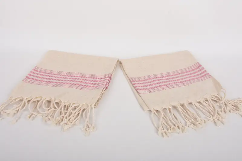 Monogram Kitchen Towel, Personalized Kitchen Towel, Xmas Gifts, Custom Hand Towel, House Warming Gift, Embroidery Towel, 36x18 Linen Striped Towel - 6