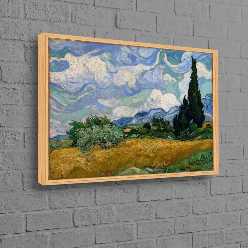 Zarif Van Gogh Manzara Doğa Kanvas Tablo - Sanatsal Dekor