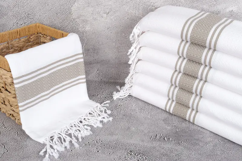 Family Gift Basket, 70x40 Cotton Striped Towel, Mother Of The Groom Gift, Custom Gift, Personalized Towel, Bachelorette Party Decorations - 3