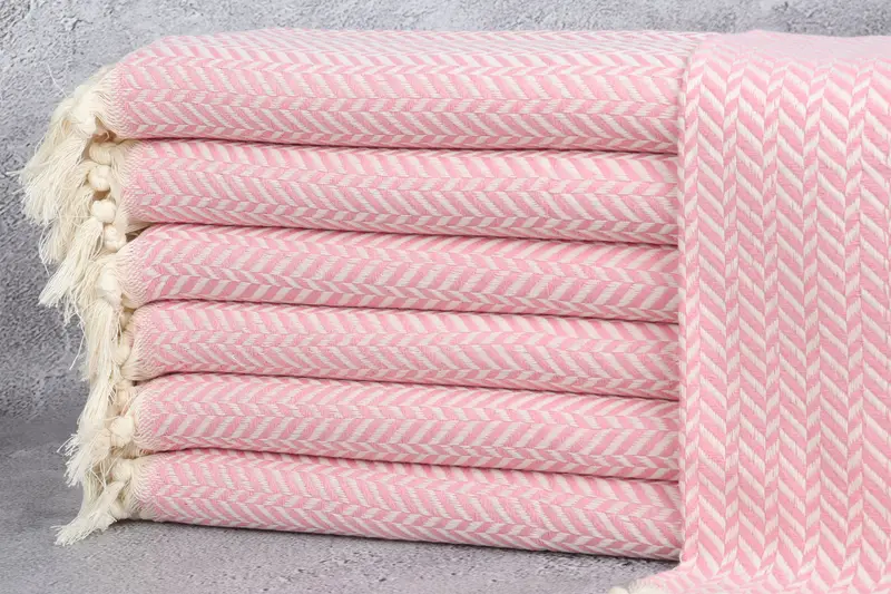 Personalized Kitchen Towel, Personalized Home Gift Wedding, 36x18 Cotton Chevron Towel, Personalized Hand Towel, Unique Gift, Small Bath Towels - 1