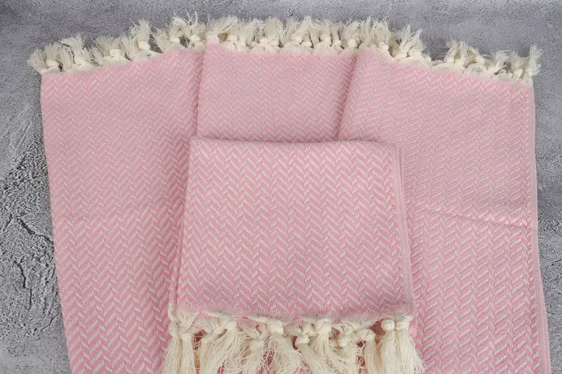 Personalized Kitchen Towel, Personalized Home Gift Wedding, 36x18 Cotton Chevron Towel, Personalized Hand Towel, Unique Gift, Small Bath Towels - 4