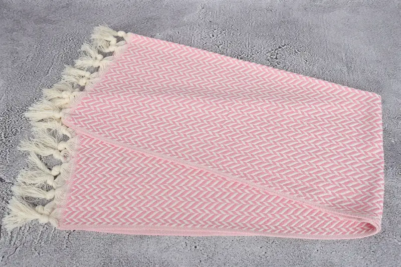 Personalized Kitchen Towel, Personalized Home Gift Wedding, 36x18 Cotton Chevron Towel, Personalized Hand Towel, Unique Gift, Small Bath Towels - 6
