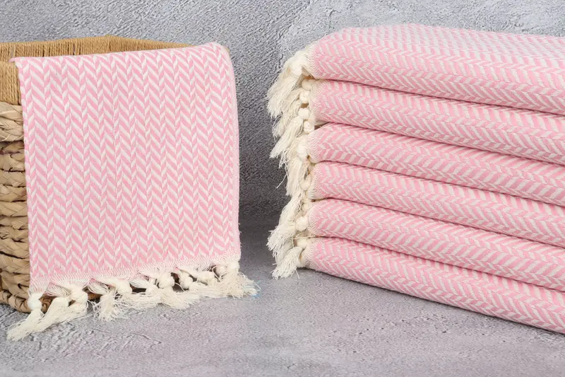 Personalized Kitchen Towel, Personalized Home Gift Wedding, 36x18 Cotton Chevron Towel, Personalized Hand Towel, Unique Gift, Small Bath Towels - 3