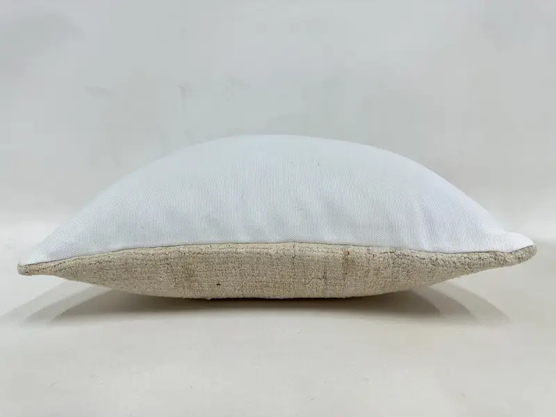 Neutral Pillow Case, 16x16 Beige Cushion Cover, Kilim Pillow, Gift Pillow, Retro Pillow Cover, Vintage Kilim Throw Pillow, Cushion Cover - 7