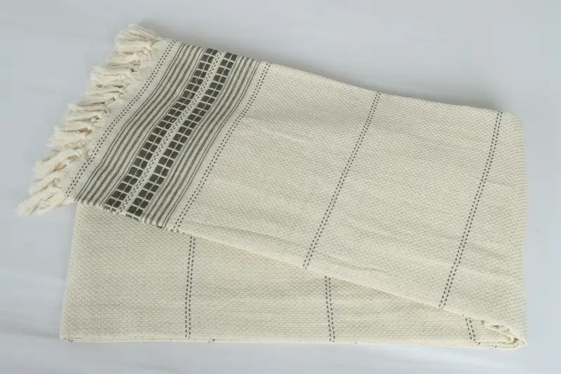 Wedding For Favor, Woven Throw Blanket, Bachelorette Large Towel, Throw Blanket Couch, Turkish Bedspread, Bedspread, 96x94 Linen Striped Towel - 6