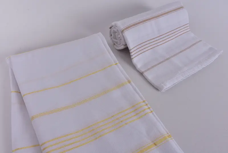Beach Towel Bulk, Gift For Bride, Bulk Order Towel, Handmade Gift, 70x40 Cotton Striped Fringeless Towel, Best Friend Gift, Bridesmaid Gift Towel - 7