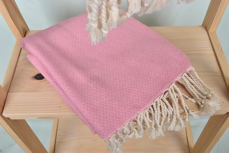 Bridesmaid Gifts Personalized, Fouta towel, Hammam Towel USA, Housewarming Gift, Peshtemal Towel, Custom Bath Towel, 64x38 Cotton Geometric Towel - 5
