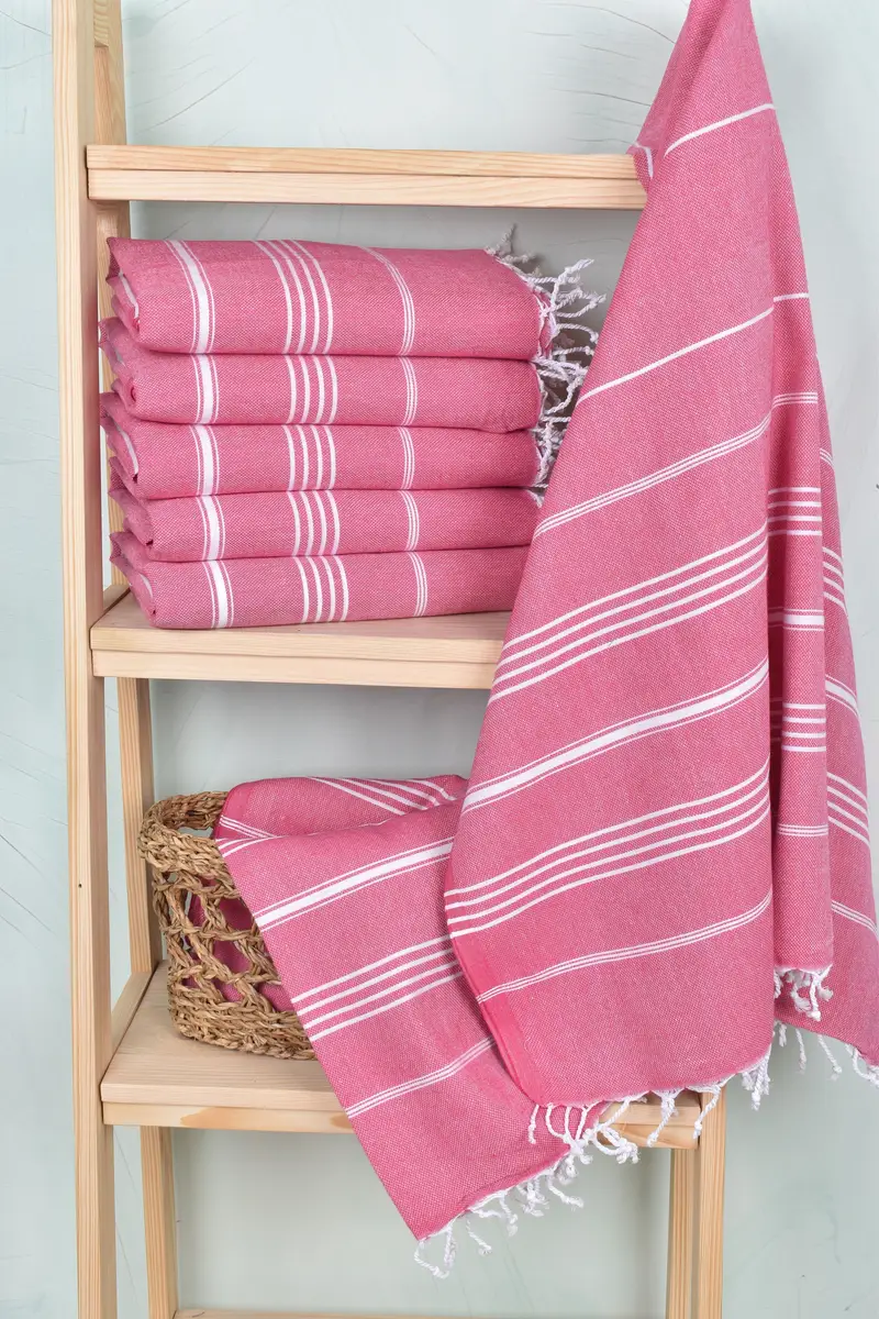 Bachelorette Favor, Gift For Him, Handwoven Turkish Towel, 70x40 Cotton Striped Towel, Turkish towel, Girls Weekend Getaways Gifts, Fouta towel - 3