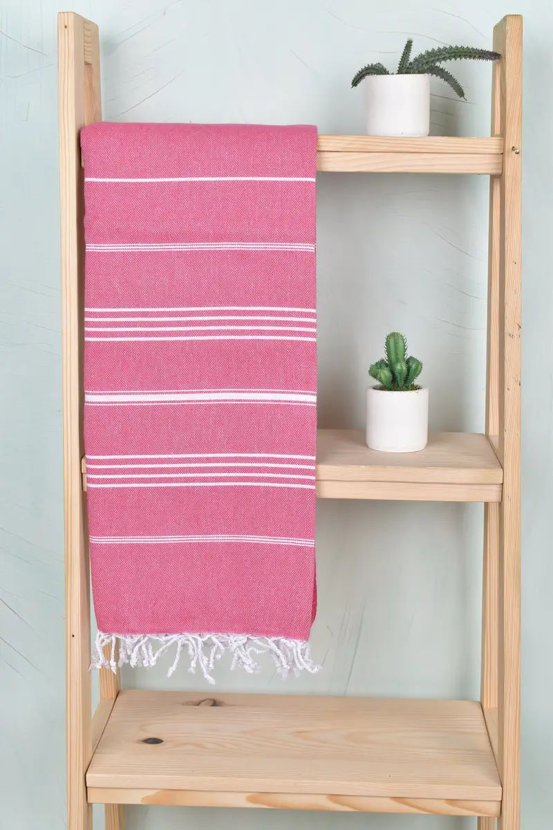 Bachelorette Favor, Gift For Him, Handwoven Turkish Towel, 70x40 Cotton Striped Towel, Turkish towel, Girls Weekend Getaways Gifts, Fouta towel - 8
