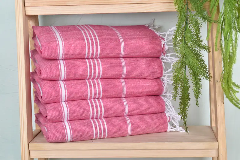 Bachelorette Favor, Gift For Him, Handwoven Turkish Towel, 70x40 Cotton Striped Towel, Turkish towel, Girls Weekend Getaways Gifts, Fouta towel - 1
